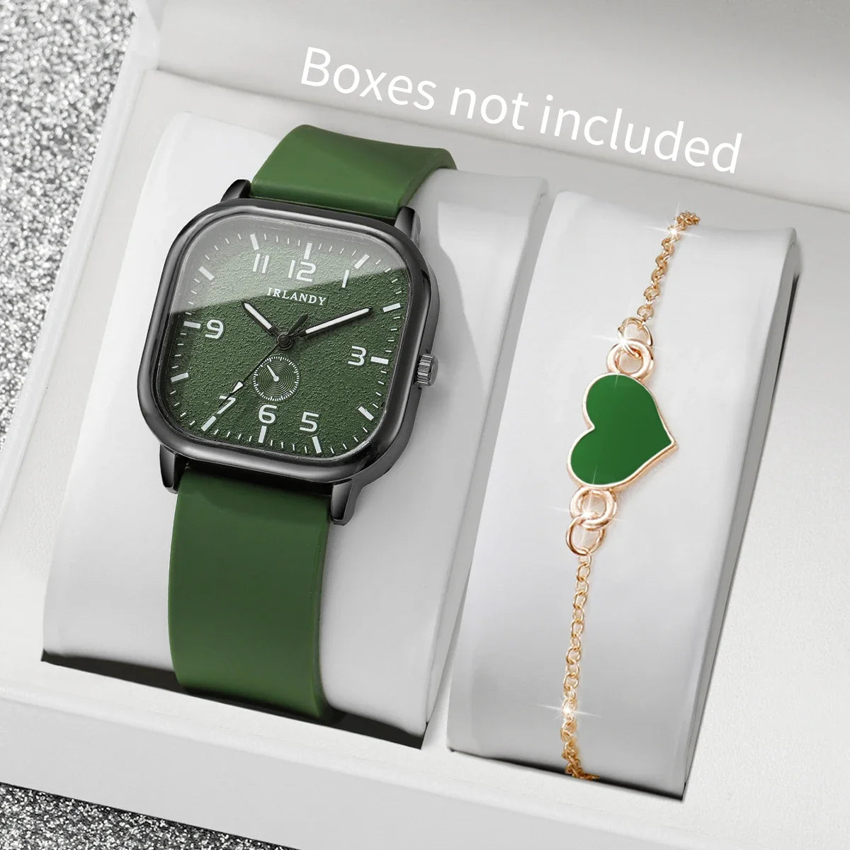 Square Dial Quartz Wristwatches Silicone — Swuffy