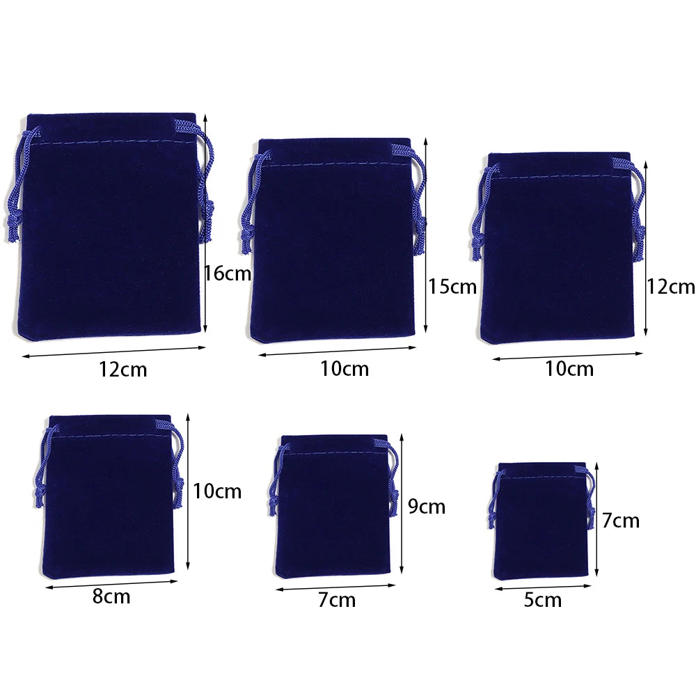 Velvet Drawstring Bag Size Packing — Swuffy