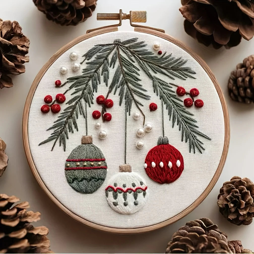 Christmas Hand Embroidery Kit — Swuffy