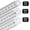 Stainless Steel Metal Straight Ruler — Swuffy