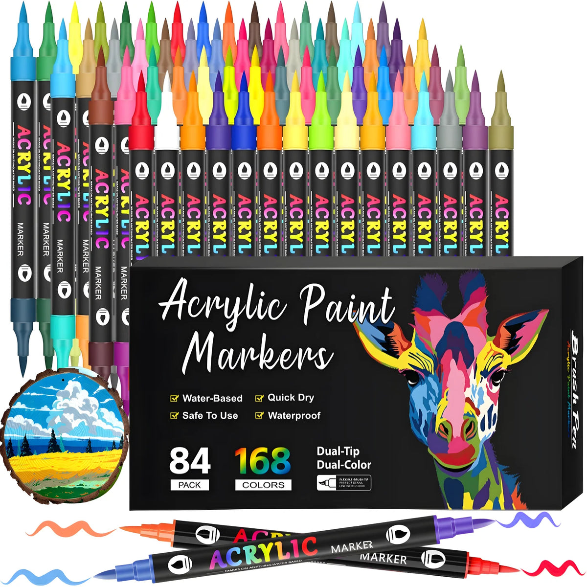 Acrylic Paint Markers Dual Tips — Swuffy
