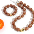 Acrylic Square Beads Chain Necklace — Swuffy