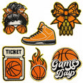 Basketball Game Day Emblem Clothing — Swuffy