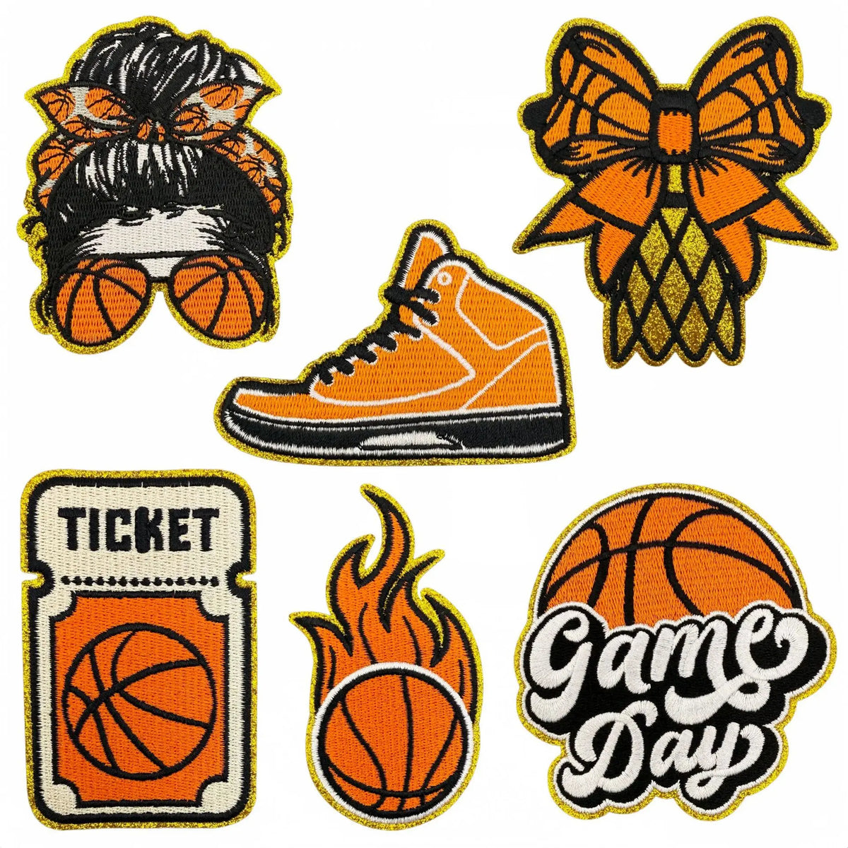Basketball Game Day Emblem Clothing — Swuffy