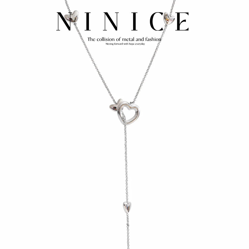 Ninice Stainless Steel Necklace Heart — Swuffy