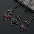 Geometric Thorn Cross Heart Pendant — Swuffy