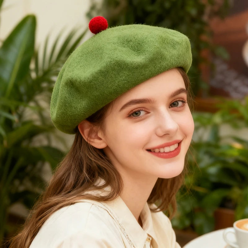 French Classic Solid Beret Cap — Swuffy
