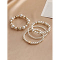 Faux Pearl Beaded Bracelets Elegant — Swuffy