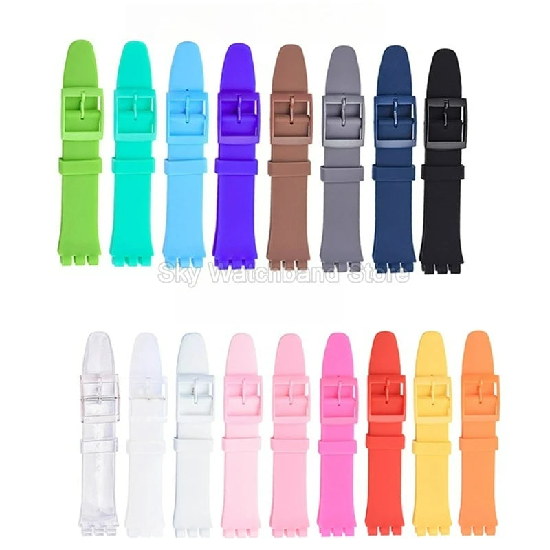Silicone Watchband Swatch Series Resilient — Swuffy