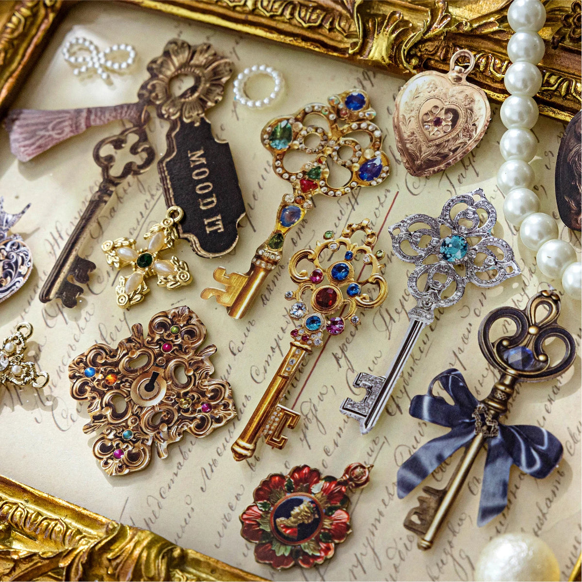 Vintage Key Craft Stickers — Swuffy