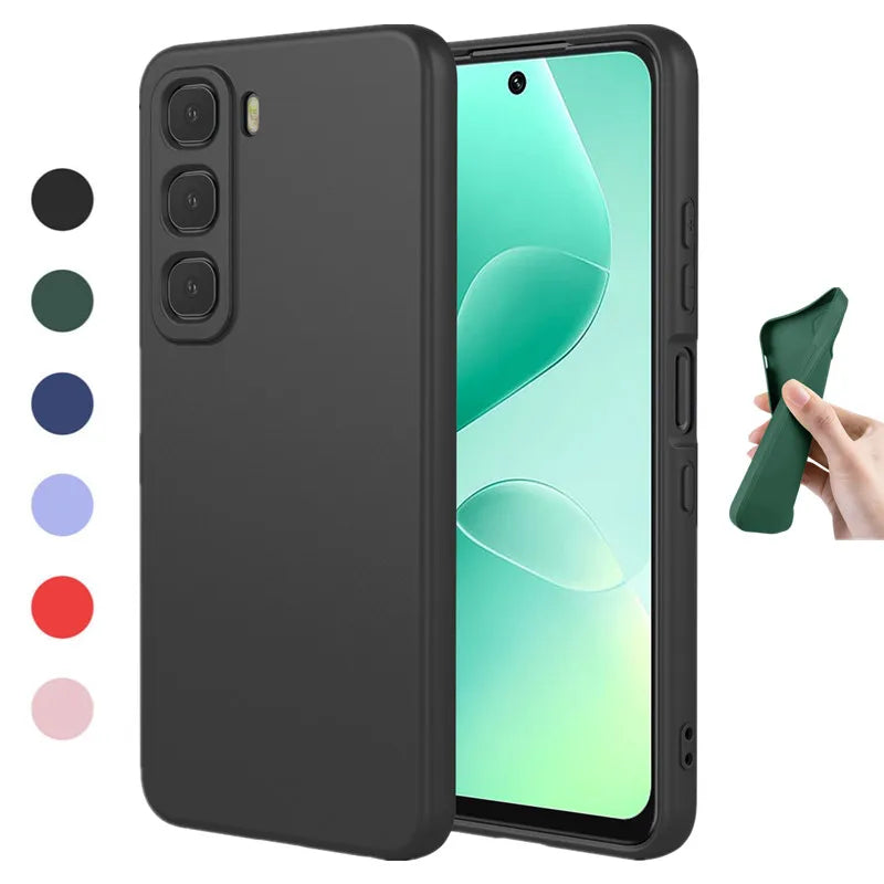Flexible Liquid Silicone Case Infinix — Swuffy