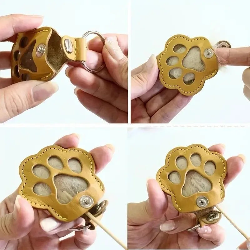Pet Hair Keepsake Keychain Leather — Swuffy