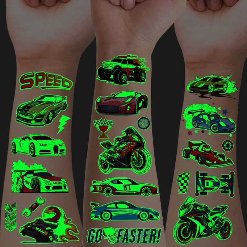 Sheets Luminous Racing Cars Motorcycles — Swuffy
