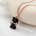 Wbmqda Black Square Stone Long — Swuffy