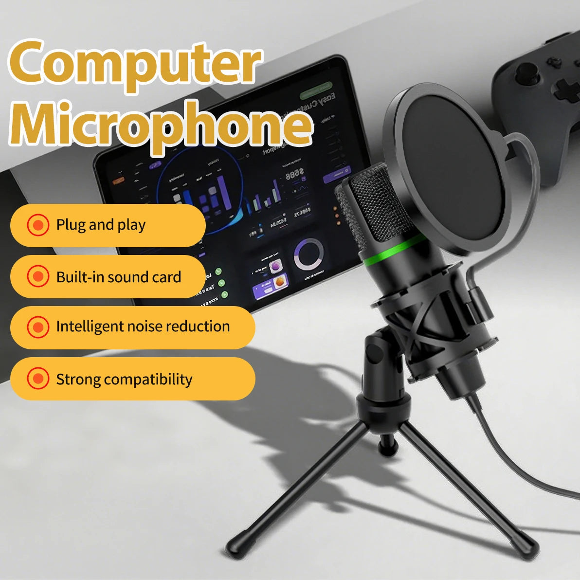 Condenser Microphone USB Wired Computer — Swuffy