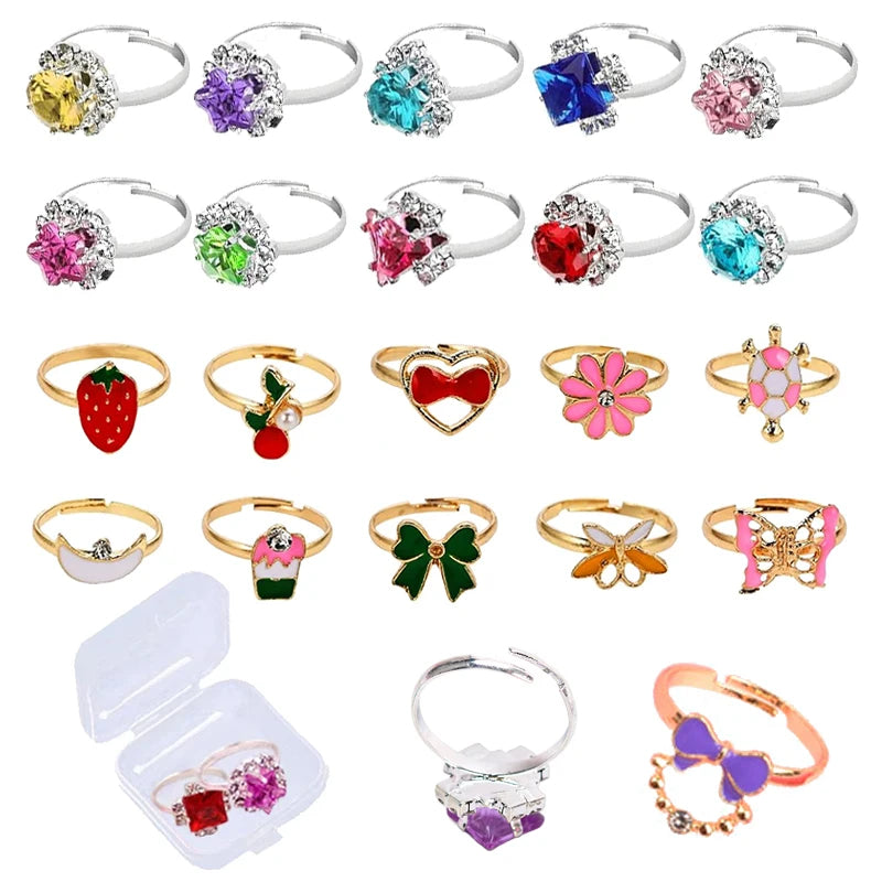 Children Adjustable Rings Box Pretend — Swuffy