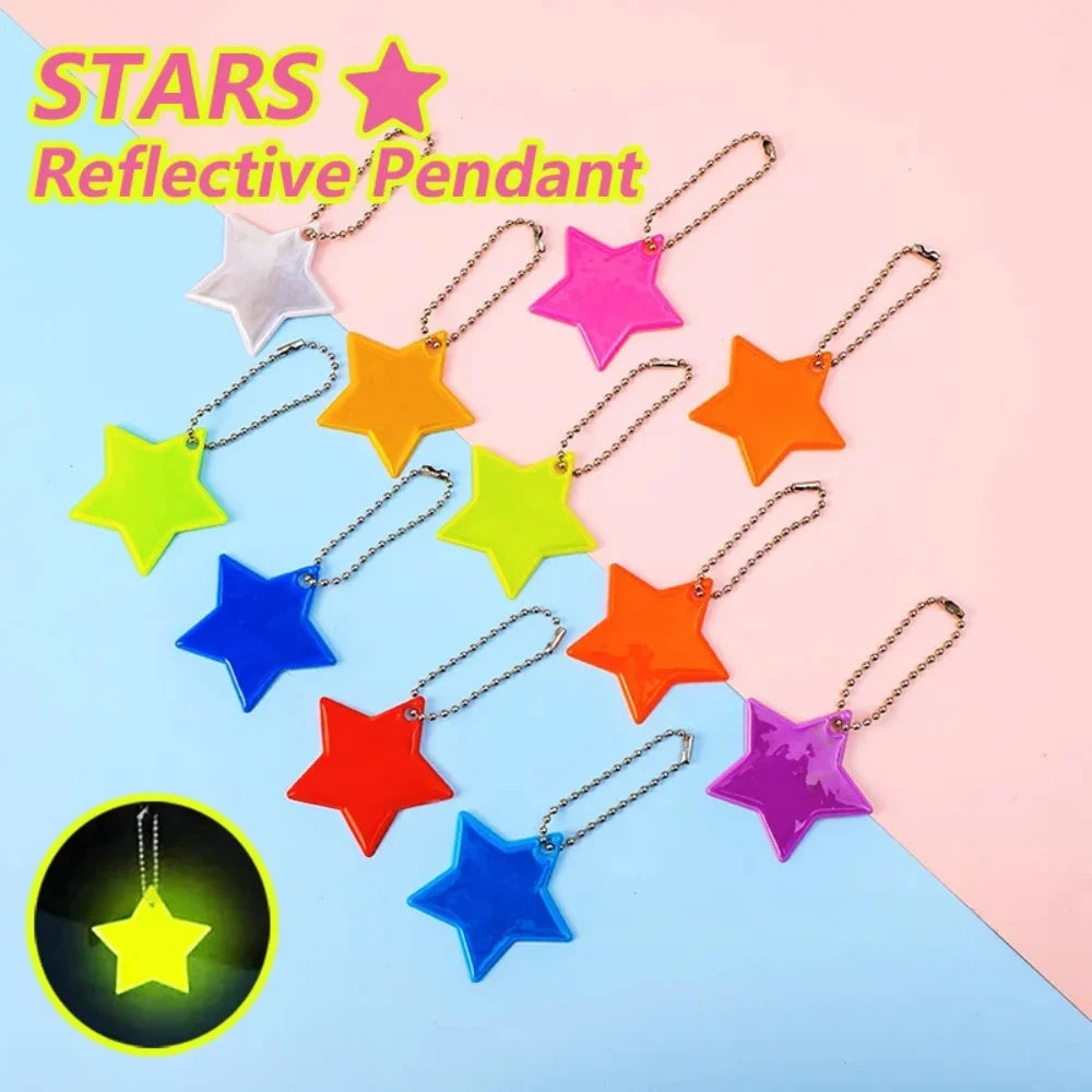 Stars Reflective Keychain Backpack Accessories — Swuffy
