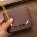 Engraved Name Short Wallet Frosted — Swuffy
