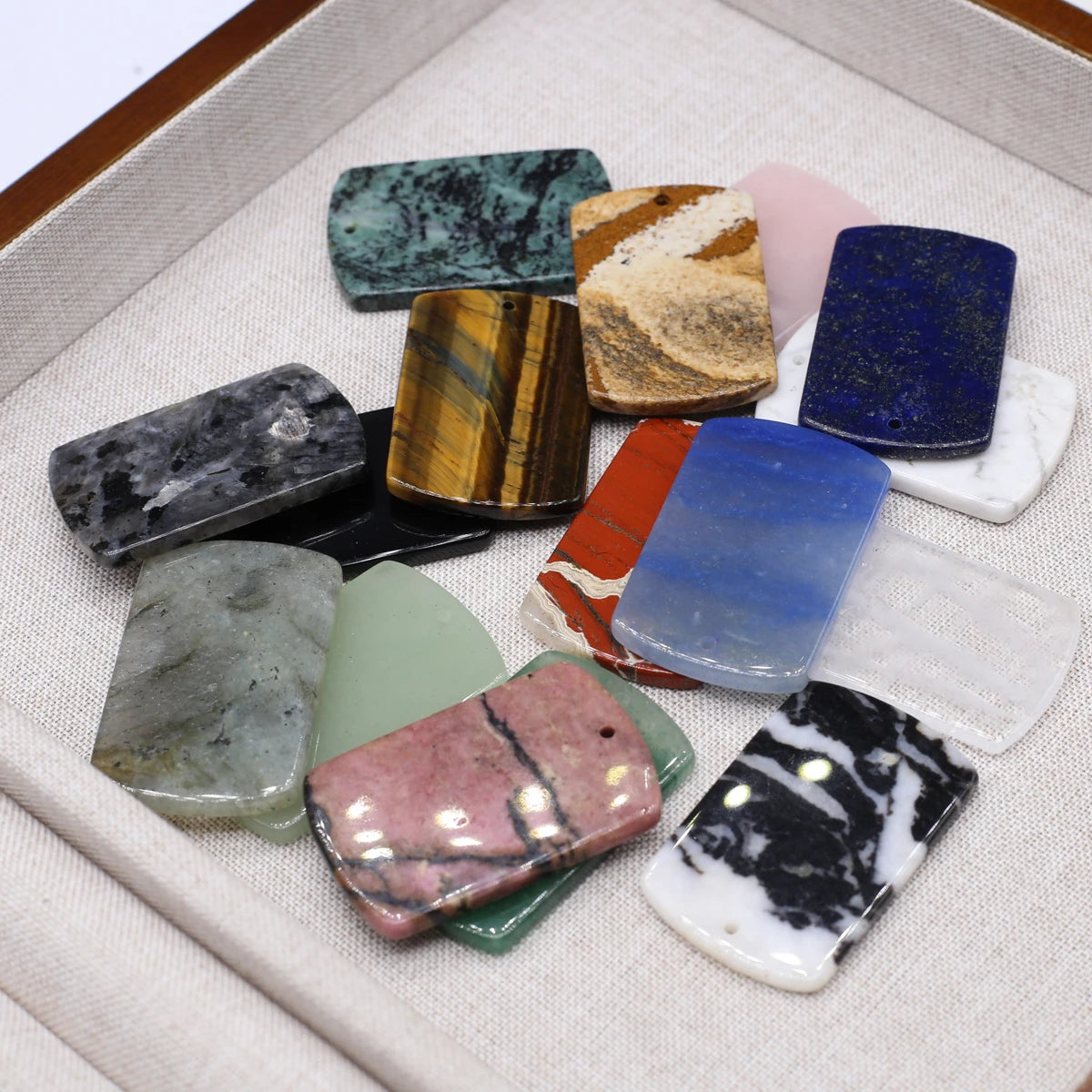 Natural Semi Precious Stone Pendant — Swuffy