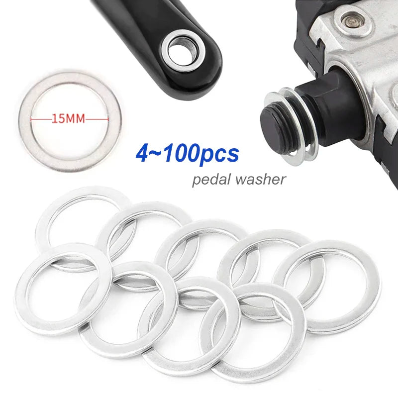 Nuvora 4 Pedal Washers Mtb Road Bike Pedal — Nuvora