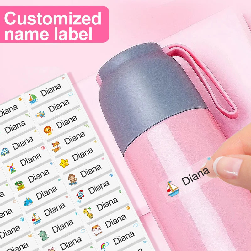 Personalized Waterproof Name Stickers School — Swuffy