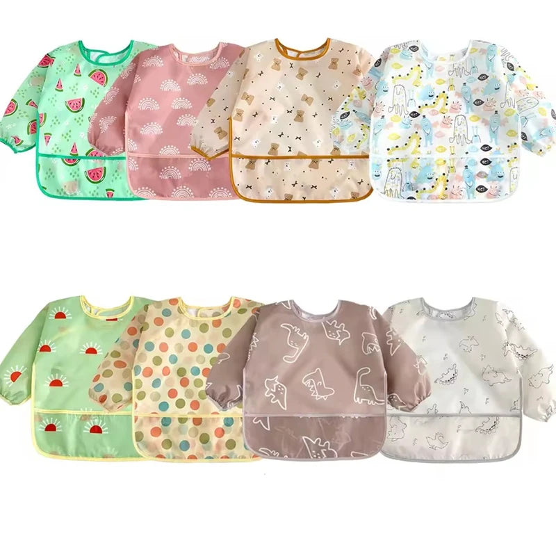 Long Sleeve Bibs Baby Cartoon — Swuffy