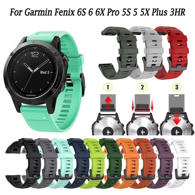 Silicone Smart Watch Band Garmin — Swuffy