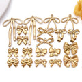 Stainless Steel Bow Charms Metal — Swuffy