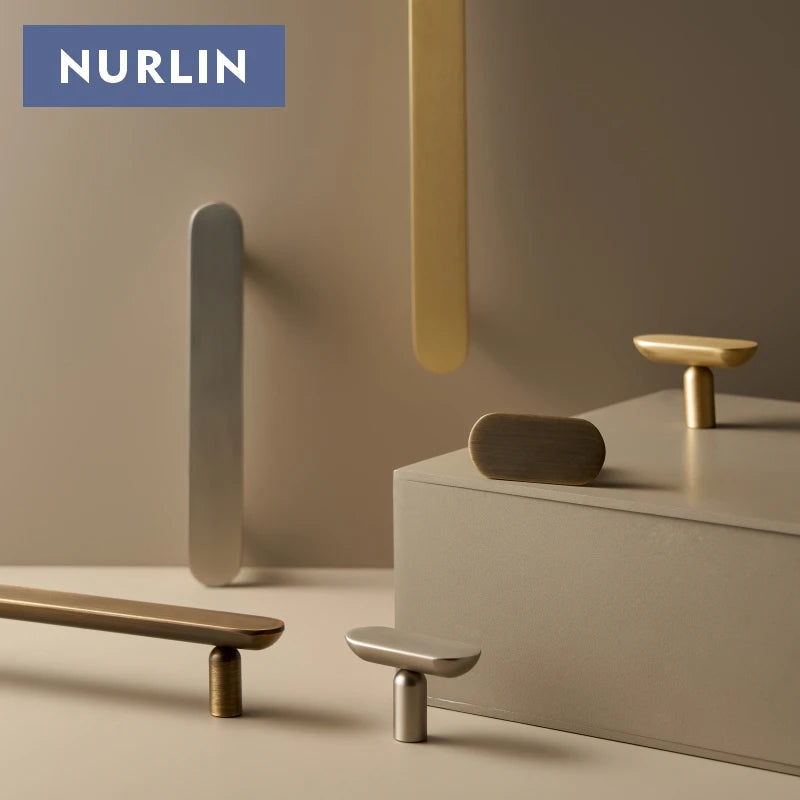 Nurlin Solid Brass Plain Minimalist — Swuffy