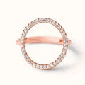 Huitan Round Design Ring Simple — Swuffy