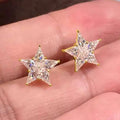 Huitan Charming Stud Earrings Star — Swuffy