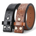 Belts Without Buckle PU Leather — Swuffy