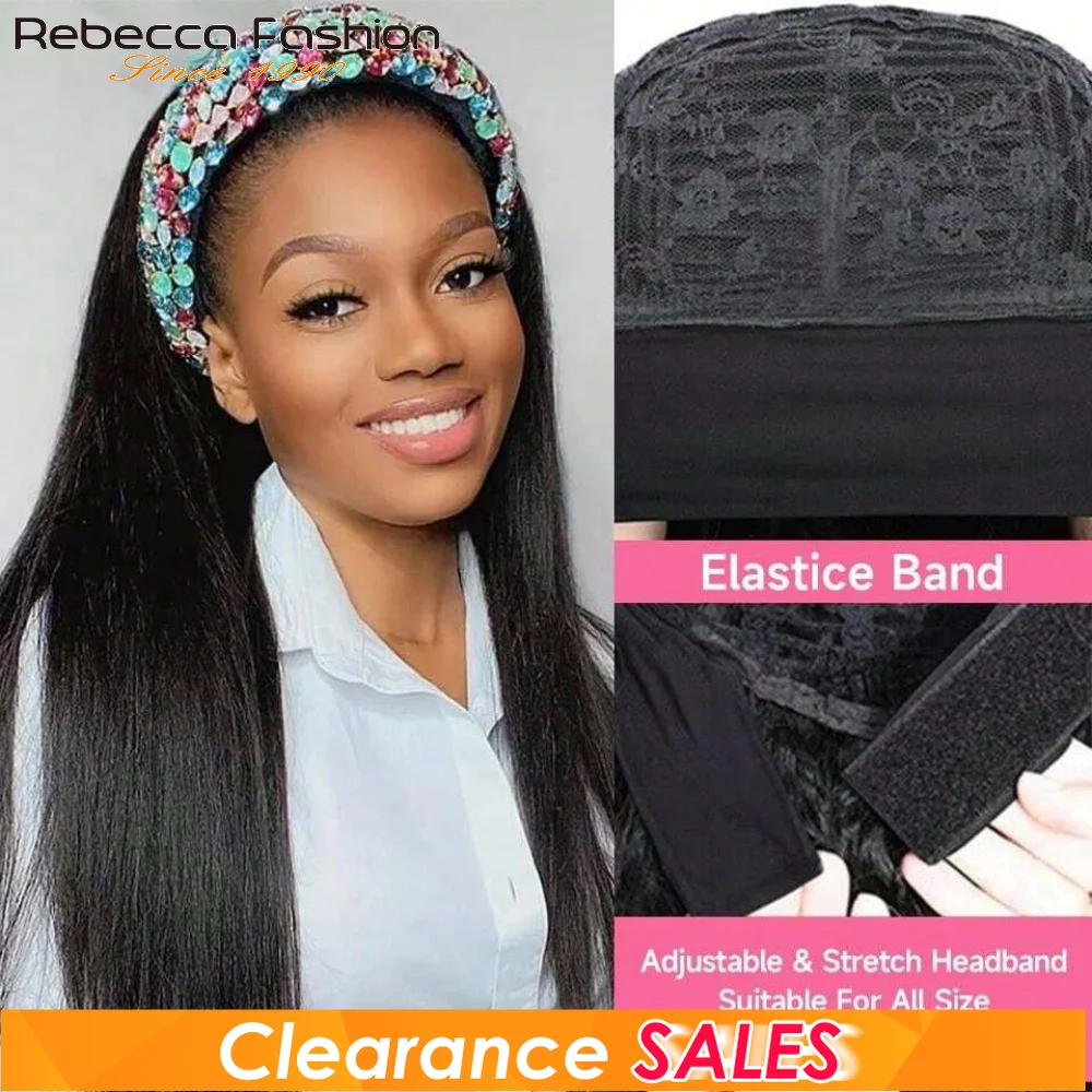 Rebecca Headband Wigs Human Hair — Swuffy