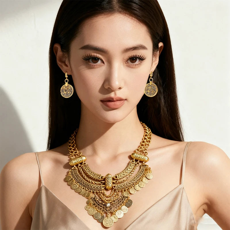 Bohemian Statement Collar Gypsy Necklace — Swuffy