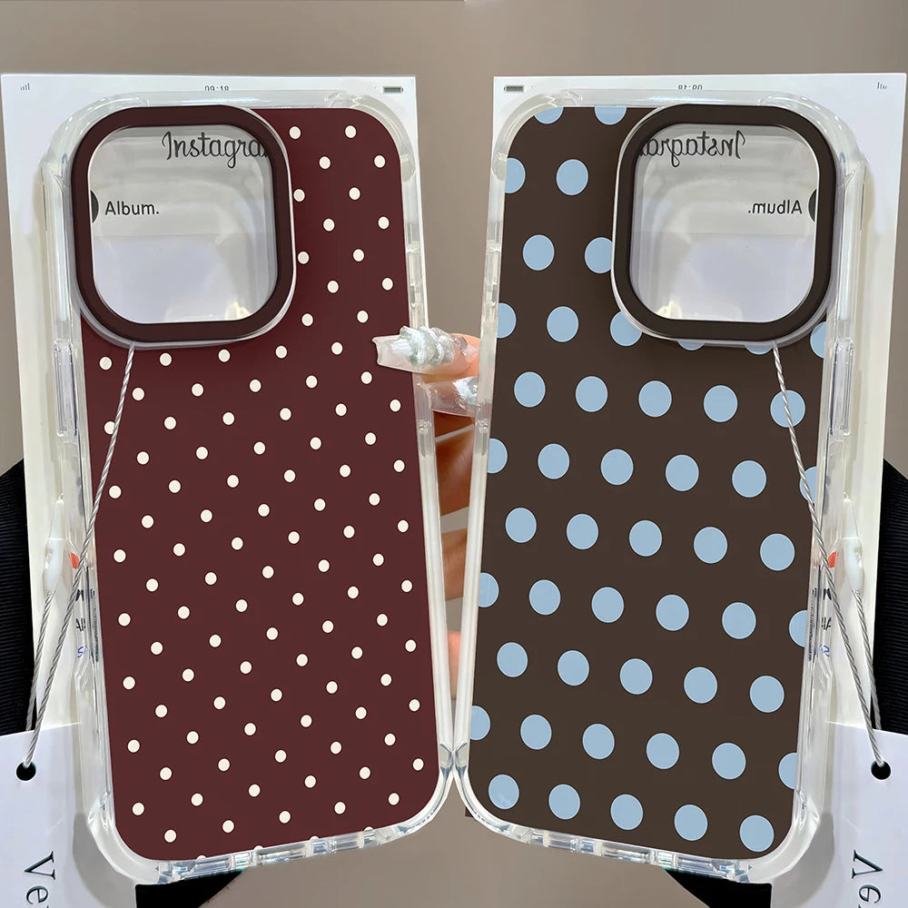 Luxuryinsbrownredpolkadotsphonecaseforxiaomimi Tpocox Nfclitegtproultra — Swuffy