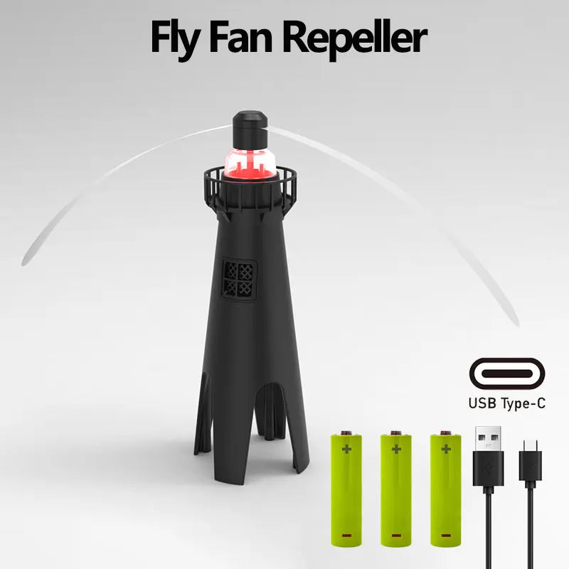 Rechargeable Fly Repellent Fan — Swuffy