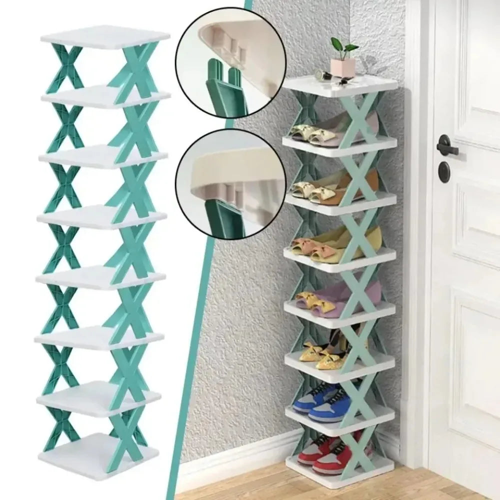 Plastic Dustproof Layer Shoes Shelf — Swuffy