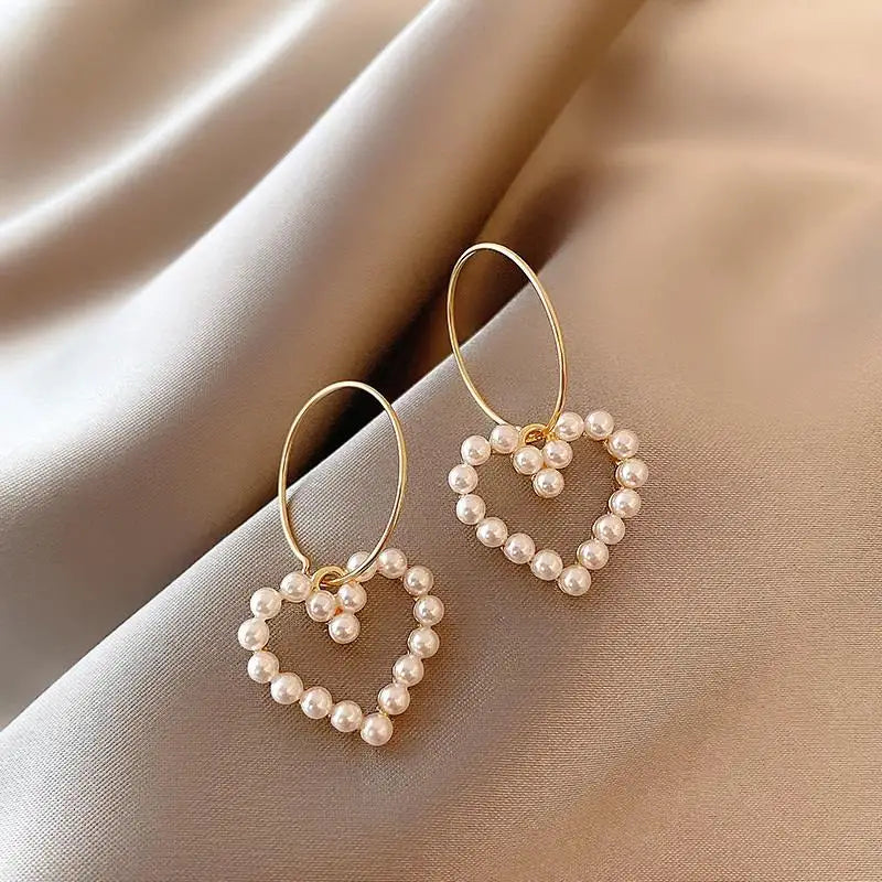 Detachable Pearl Heart Pendants Drop — Swuffy