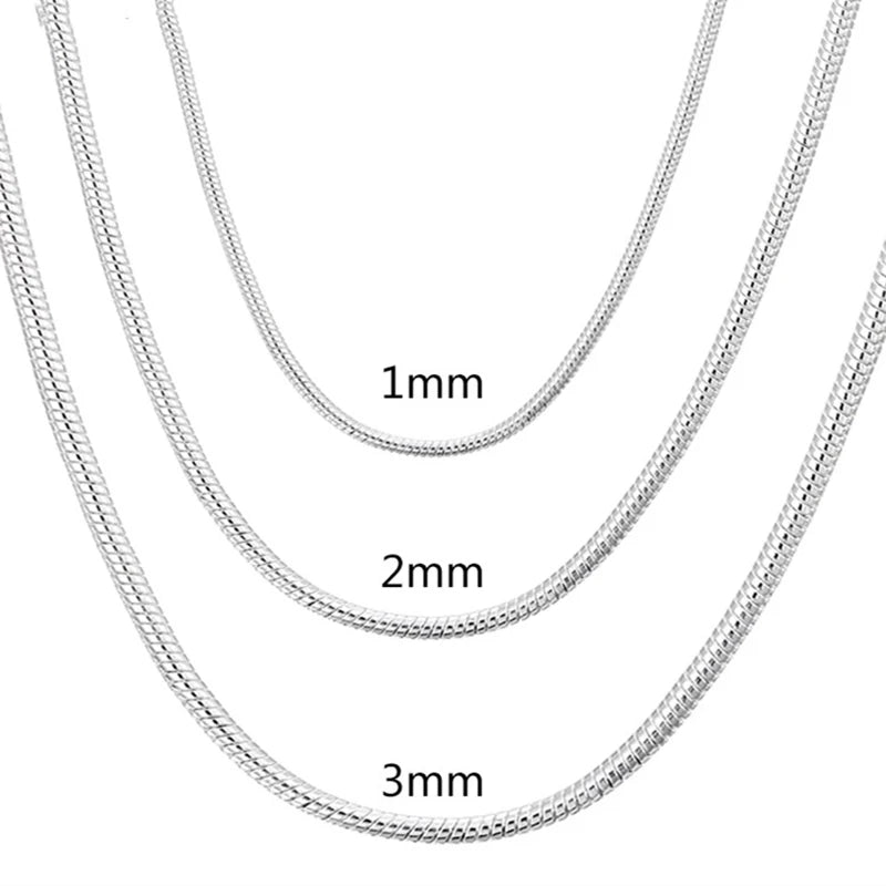 Sterling Silver Snake Chain — Swuffy