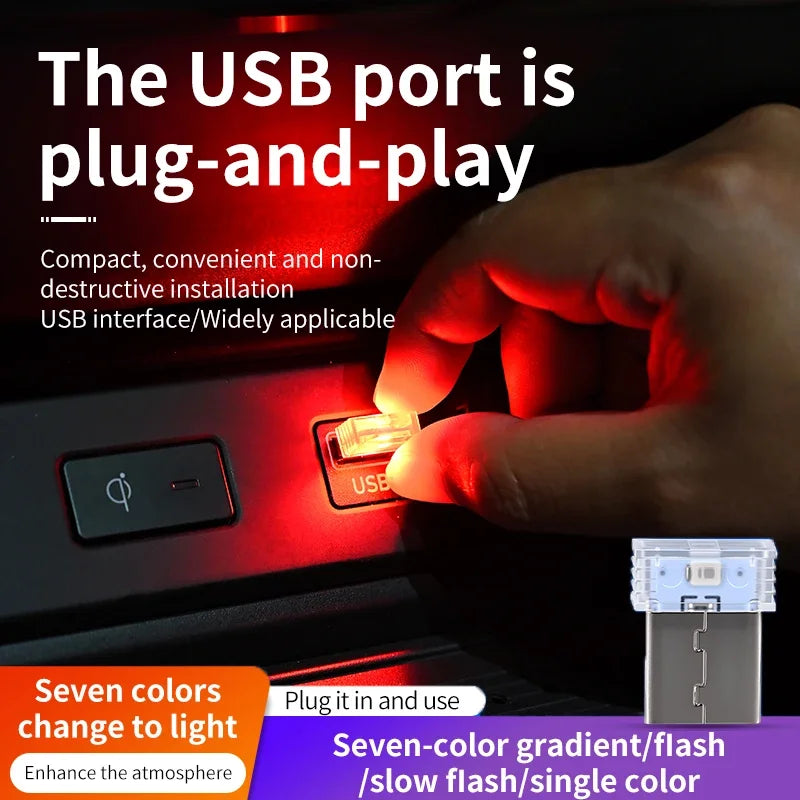 Car USB Atmosphere Light Emergency — Swuffy