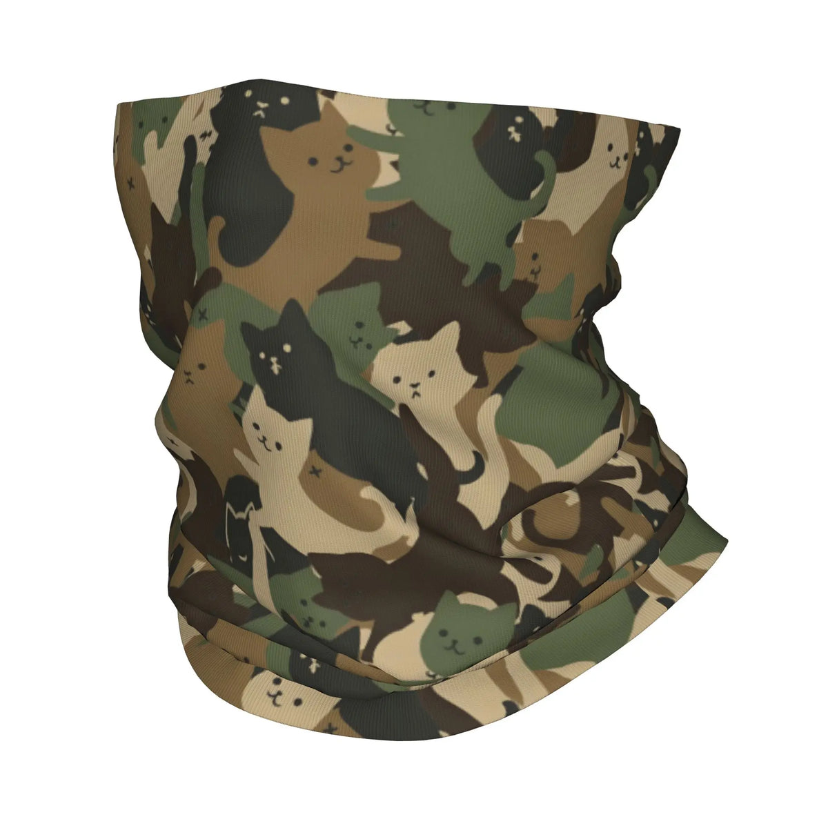 Custom Cat Camouflage Bandana Neck — Swuffy