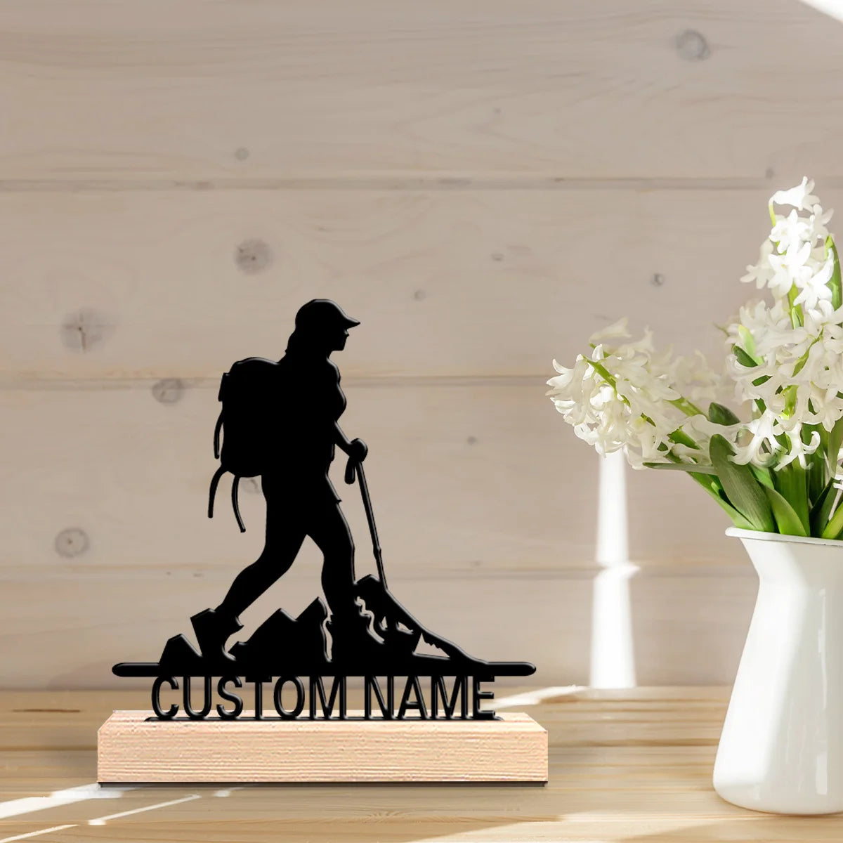 Romantic Personalized Custom Hiking Metal — Swuffy