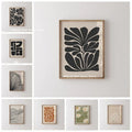 Abstract Moody Plant Art Canvas — Swuffy