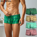 Nuvora Seobean 100 Cotton Product Men S Plaid — Nuvora
