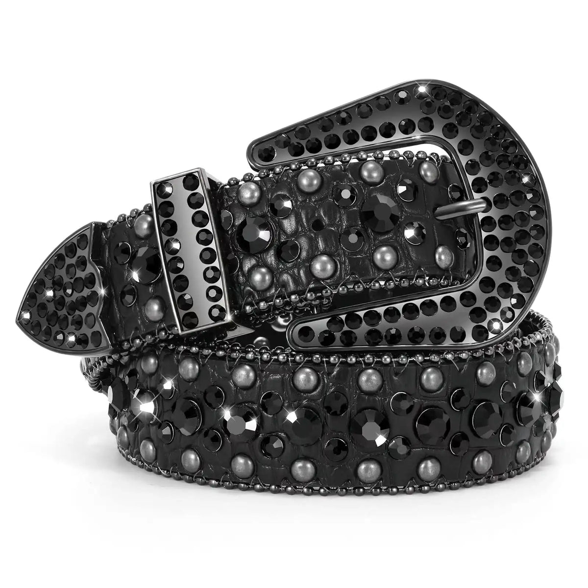Rhinestone Western Belt Jeans Bling — Swuffy