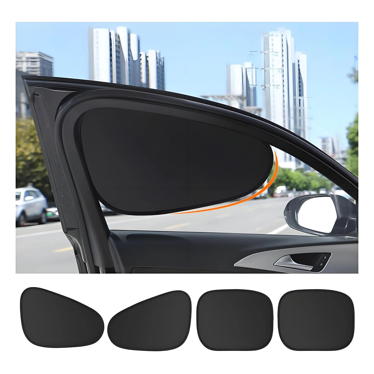 Electrostatic Sun Visor Car Side — Swuffy