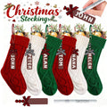 Christmas Stockings Cable Knitted Stocking — Swuffy