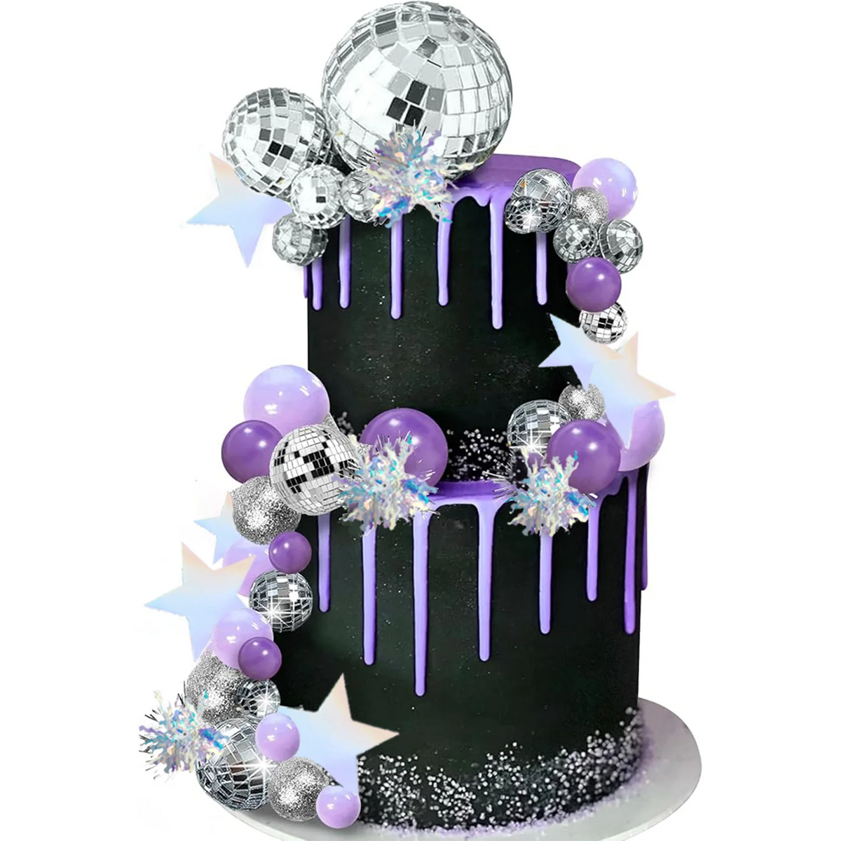 Purple Disco Ball Mirror Balls — Swuffy
