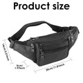Leather Waist Fanny Bag Travel — Swuffy