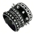 Vintage Leather Bracelets Punk Row — Swuffy